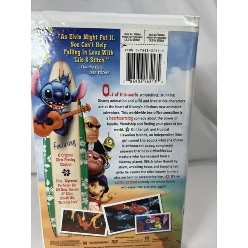 Lilo‎ Stitch (VHS, 2002)